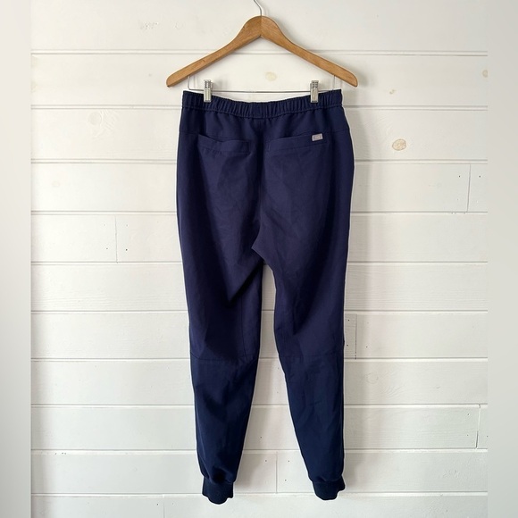 FIGS Tansen Jogger Scrub Pants Navy 5 Pockets Slim Fit Stretch Anti-Wrinkle Sz S - Picture 9 of 11